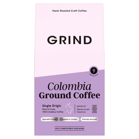 Single Origin Colombia Ground Coffee by GRIND