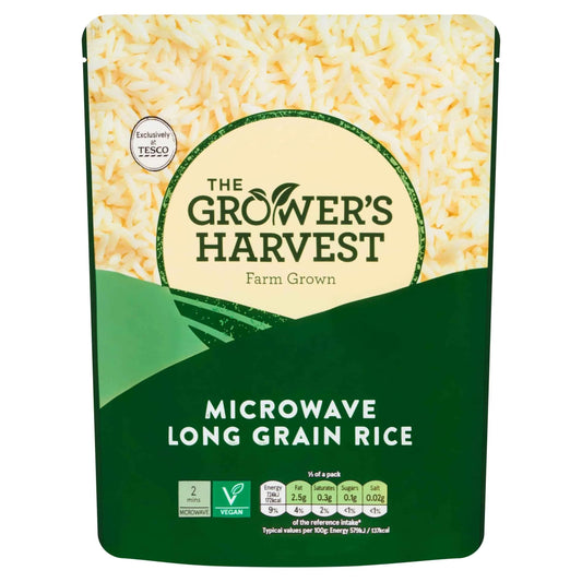Growers Harvest Microwave Long Grain Rice 250g by GROWER'S HARVEST