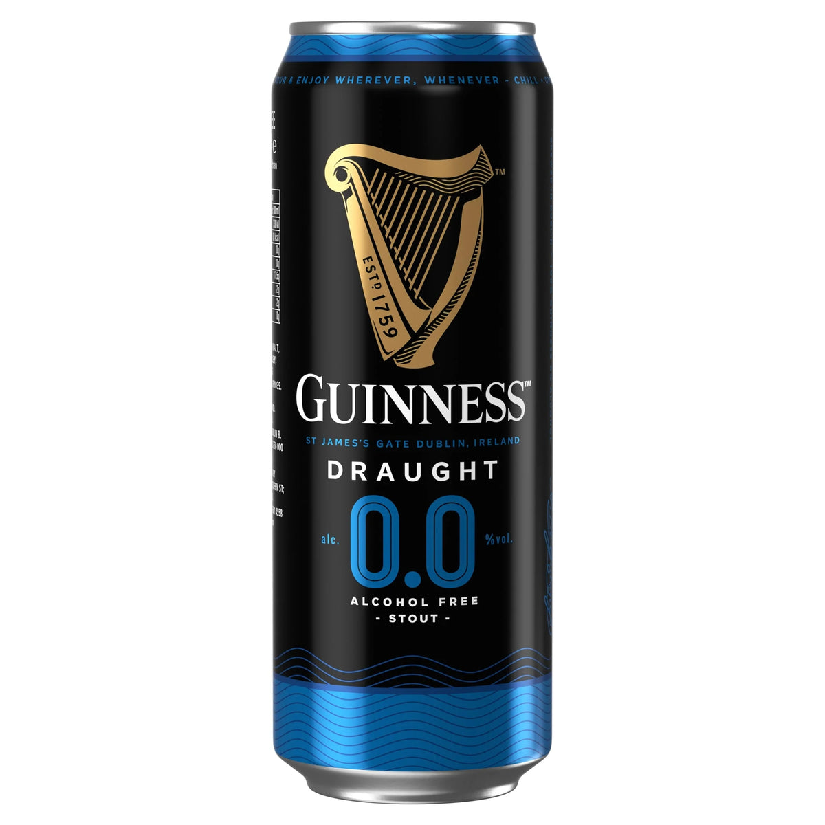 0.0% Alcohol Free Draught Stout 4x440ml by GUINNESS