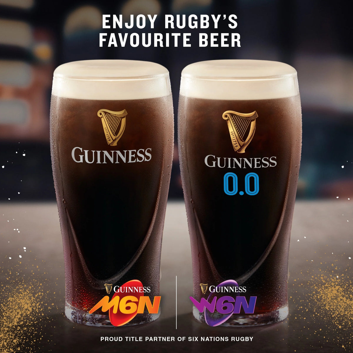 0.0% Alcohol Free Draught Stout 4x440ml by GUINNESS