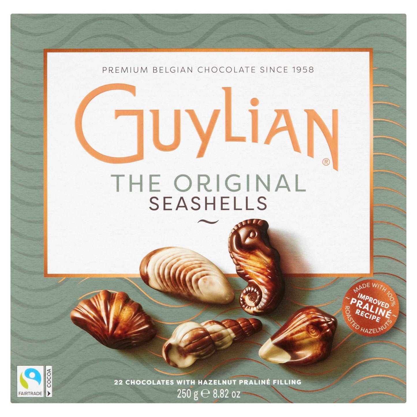 Seashells Boxed Chocolates 250g by GUYLIAN