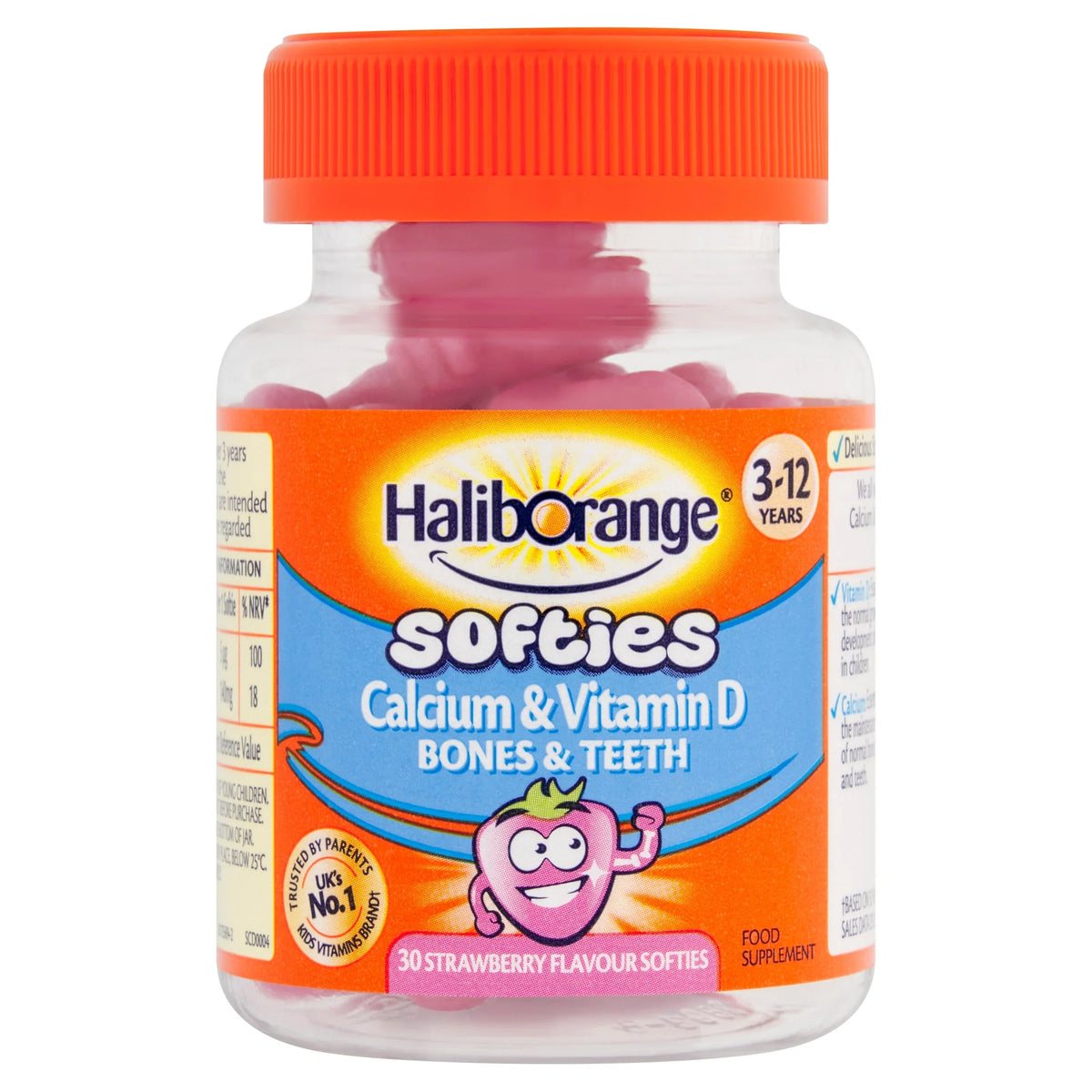 Calcium & Vitamin D Strawberry by HALIBORANGE