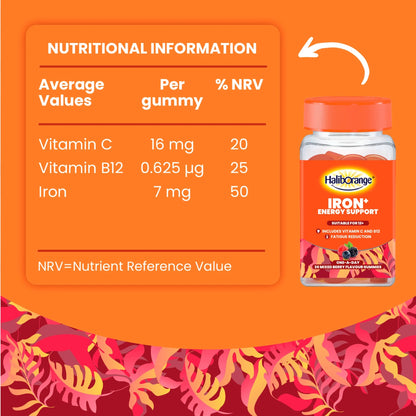 Iron+ Energy Support Mixed Berry by HALIBORANGE