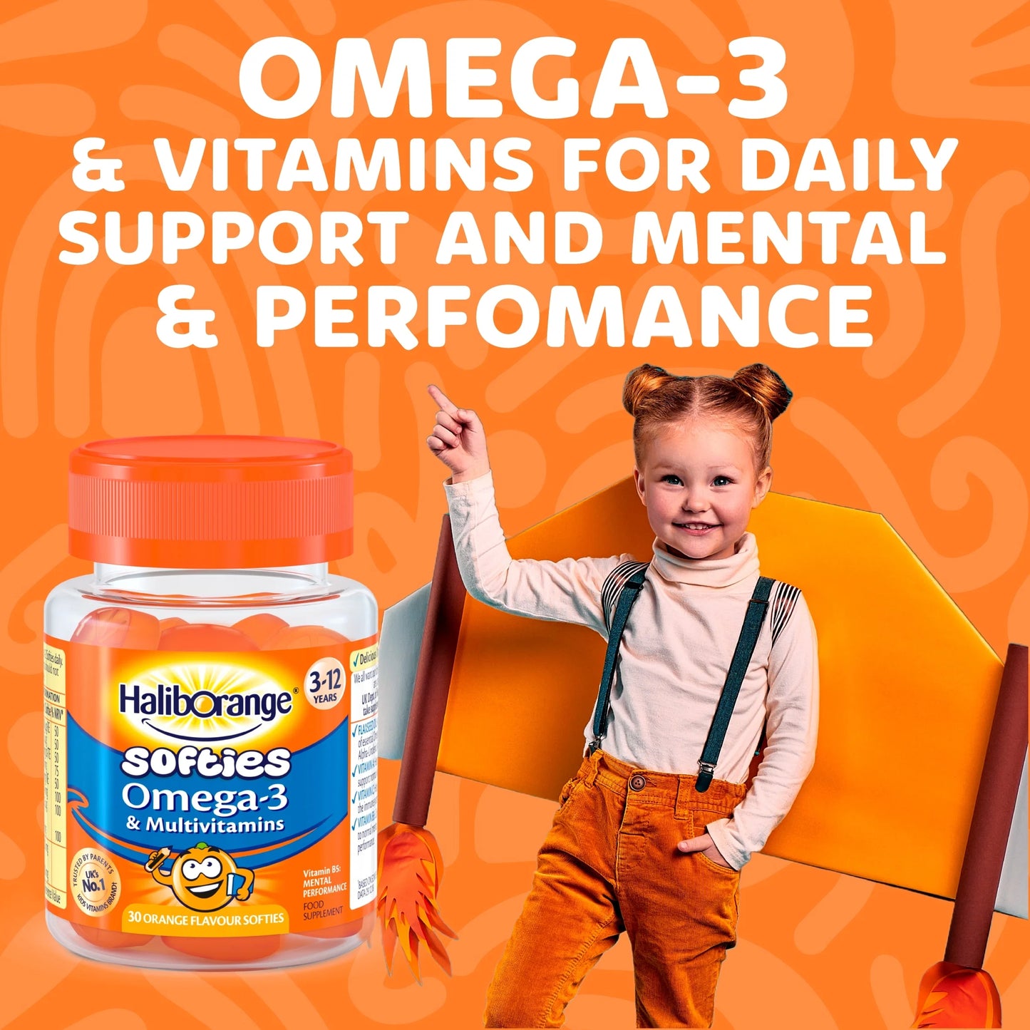 Multivitamin With Omega-3 Orange by HALIBORANGE