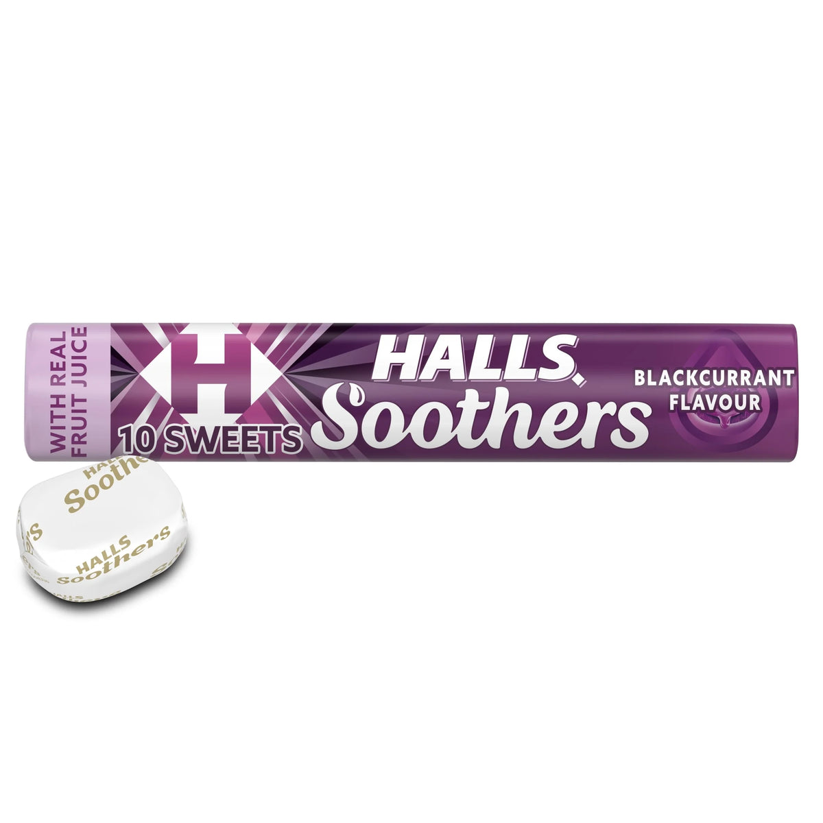 Soothers Blackcurrant Sweets With by HALLS