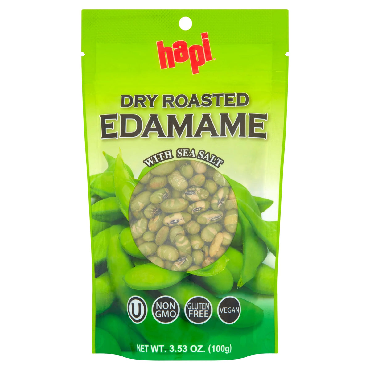 Dry Roasted Edamame With Sea Salt Beans by HAPI