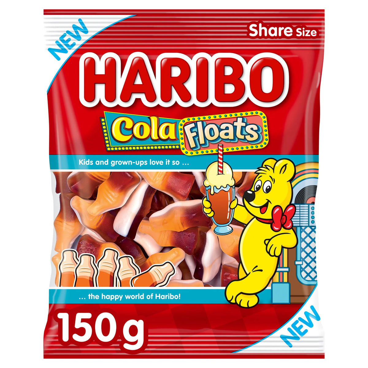 Cola Floats 150g by HARIBO at The British Vault