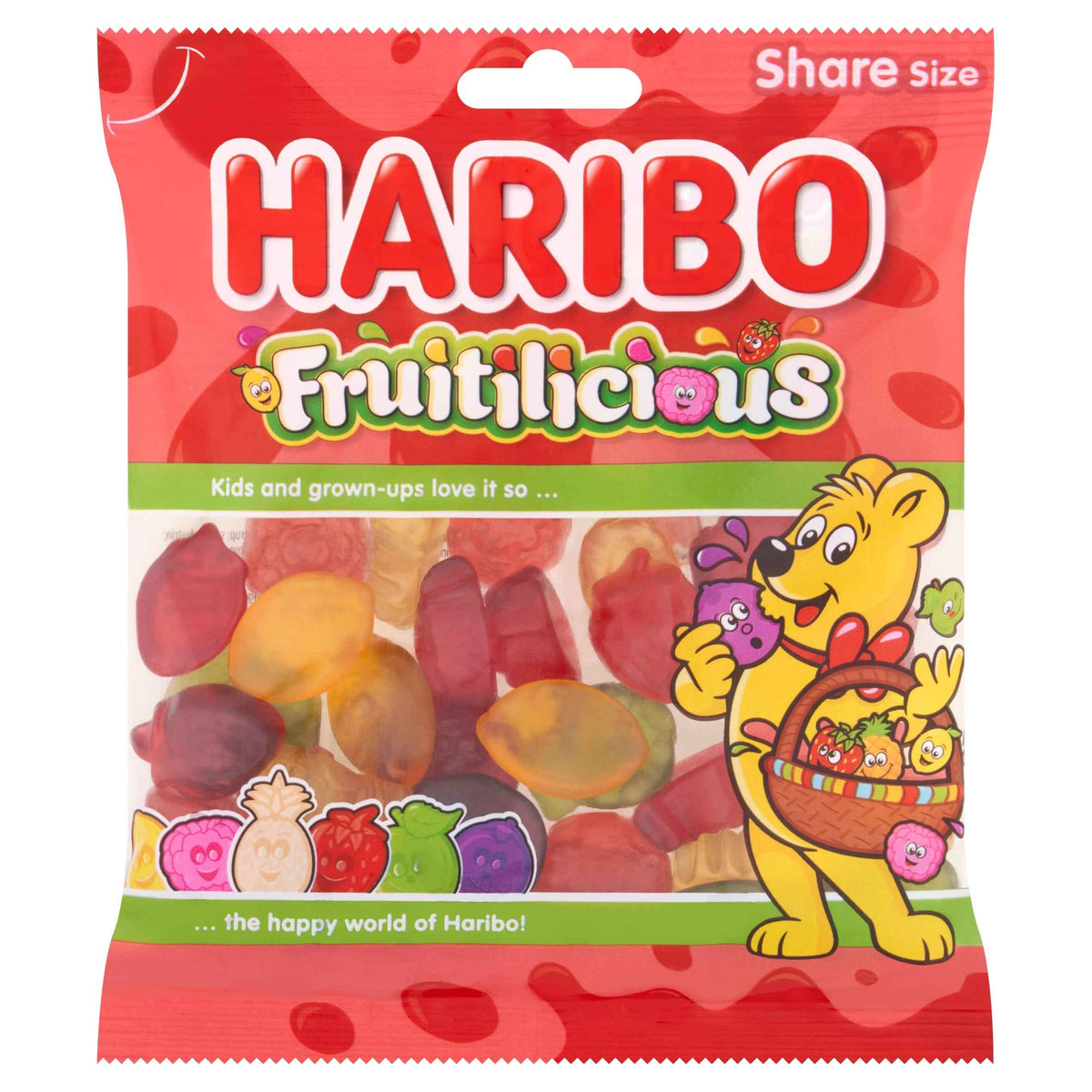 Fruitilicious Fruit Gums 150g by HARIBO