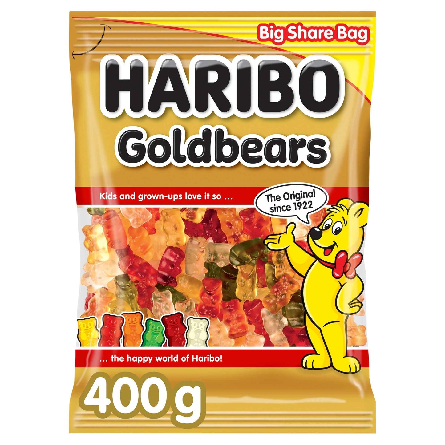 Goldbears Fruit Flavour Gums 400g by HARIBO