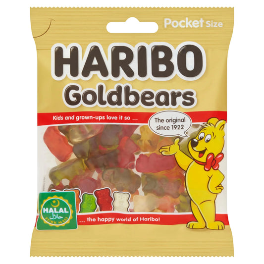 Halal Goldbears 100g by HARIBO