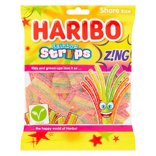 Rainbow Strips 130g by HARIBO
