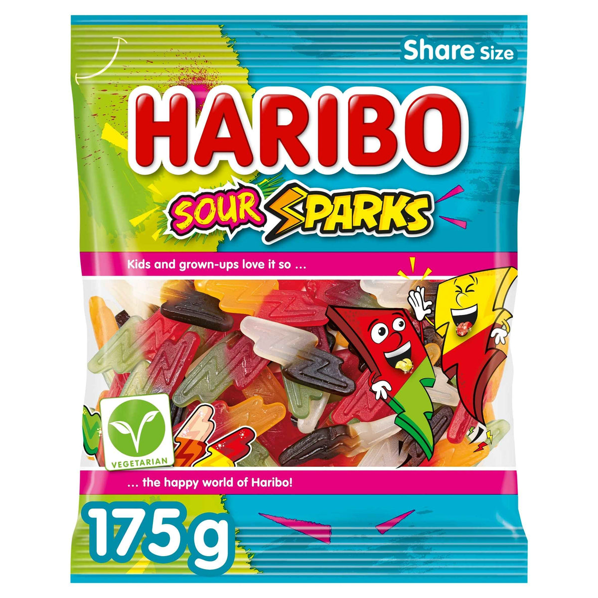 Sour Sparks 175g by HARIBO