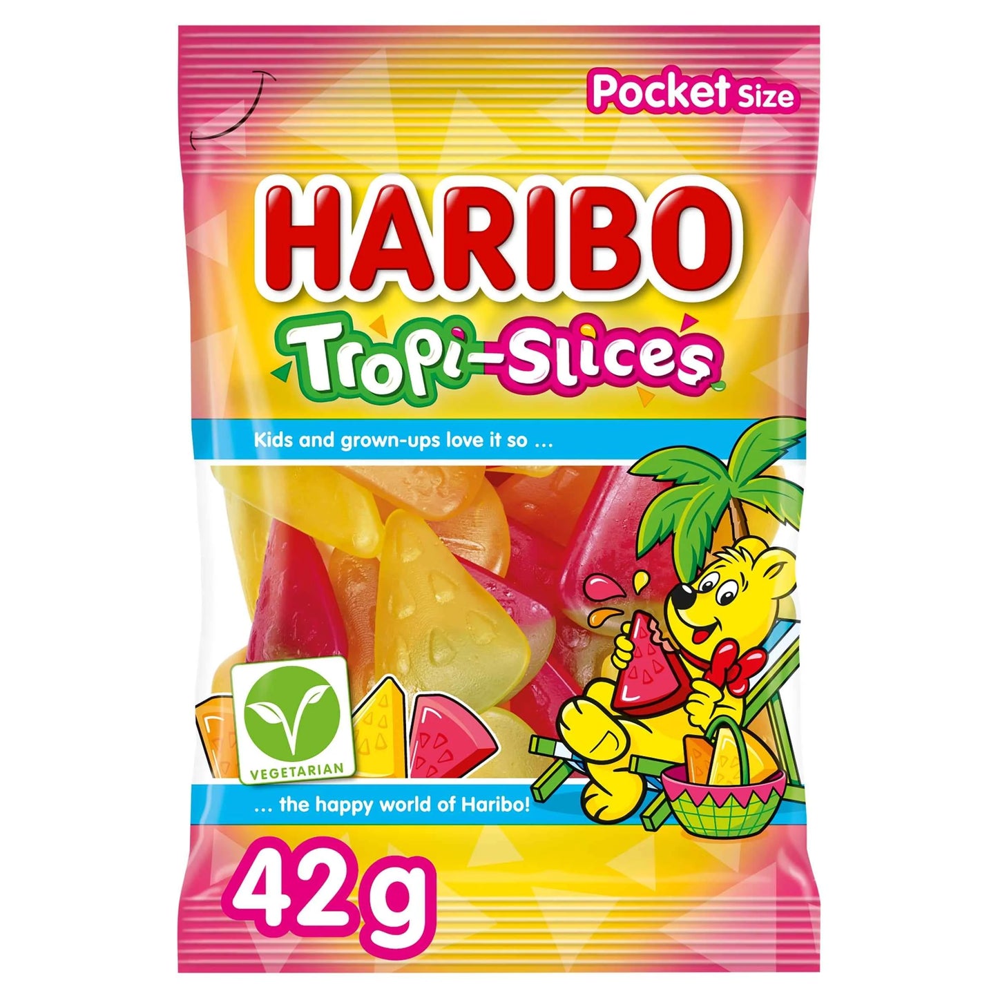 Vegetarian Tropi-slices Pocket Size by HARIBO
