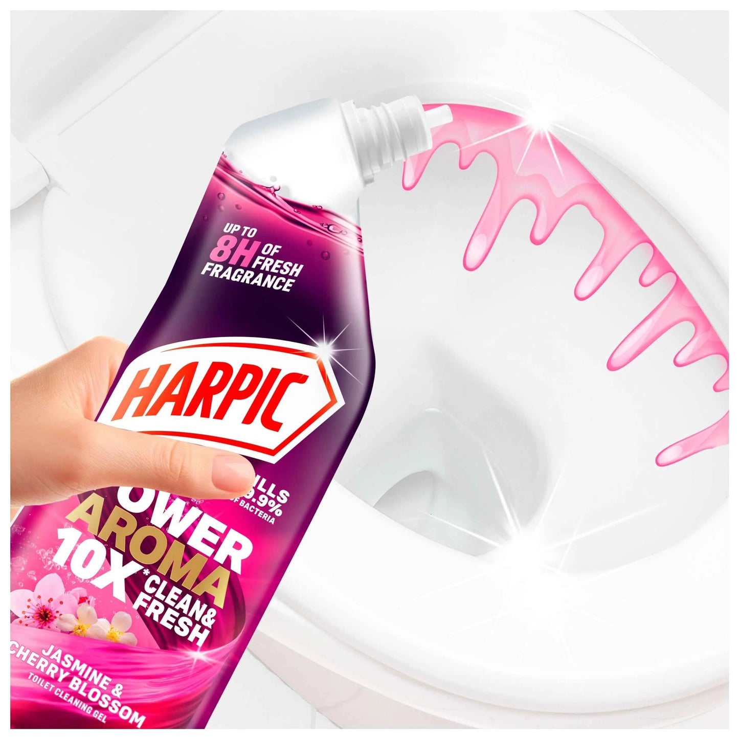 Power Aroma Jasmine & Cherry Blossom by HARPIC