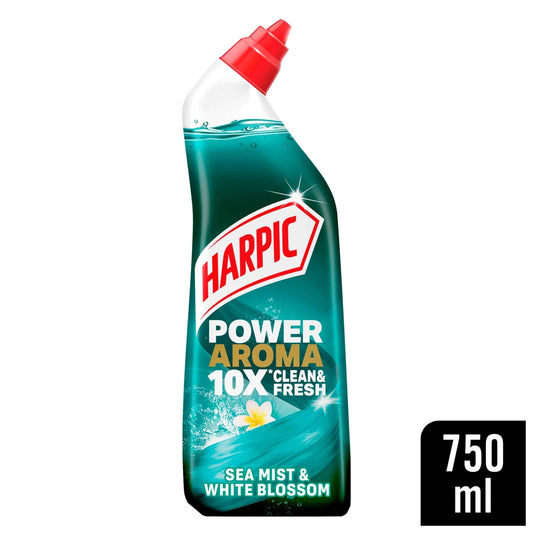Power Aroma Sea Mist & White Blossom by HARPIC