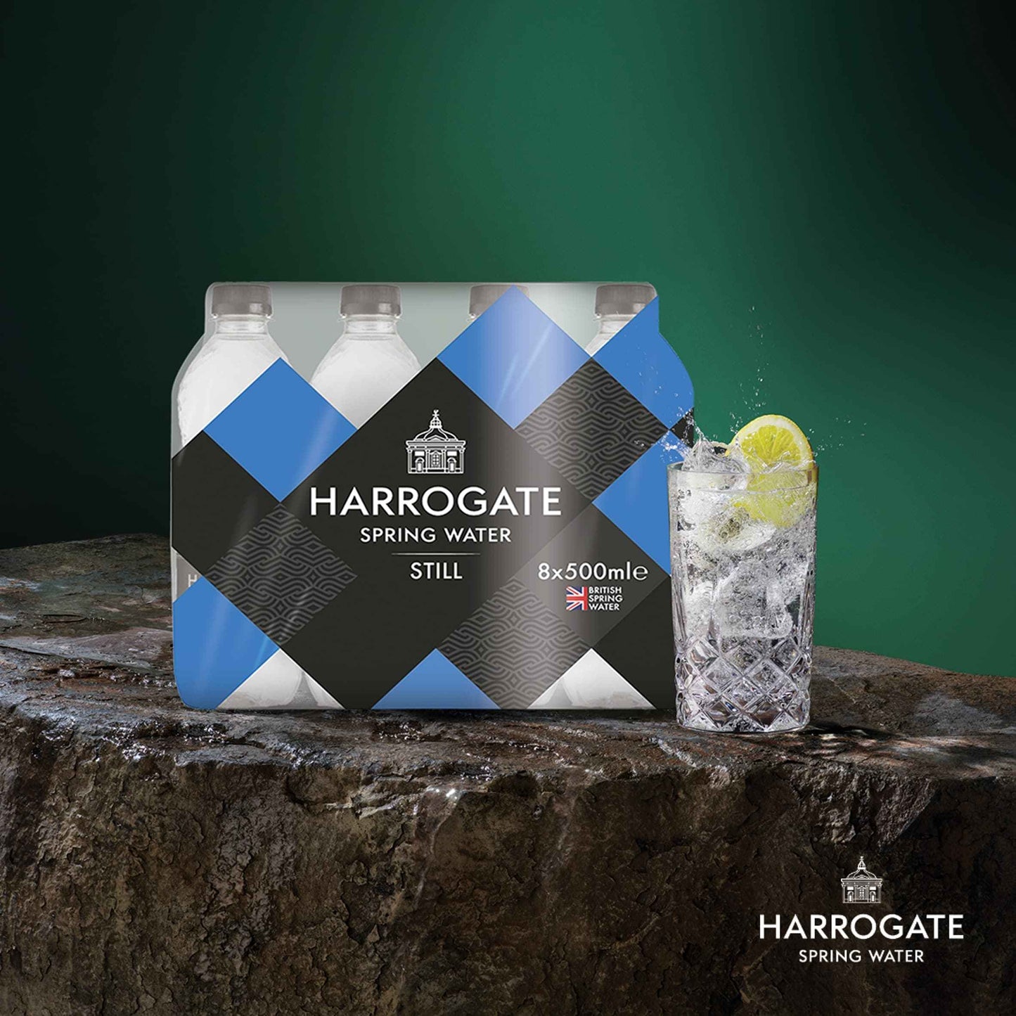 Spring Water Still 8x500ml by HARROGATE