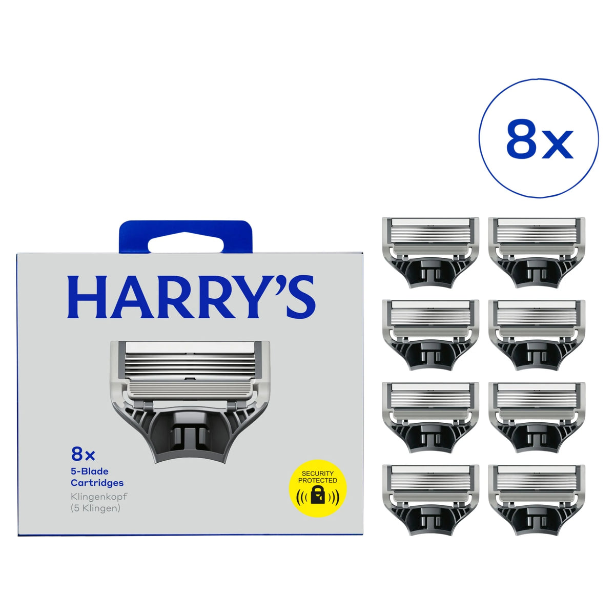 5 Blade Cartridges 8 Pack by HARRY'S