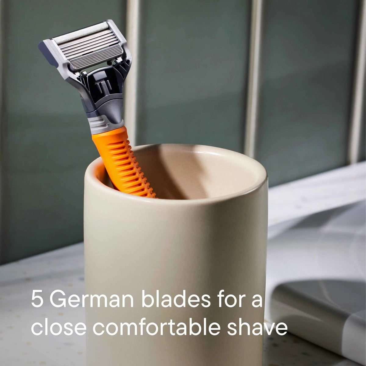 5 Blade Razor, Bright Orange by HARRY'S