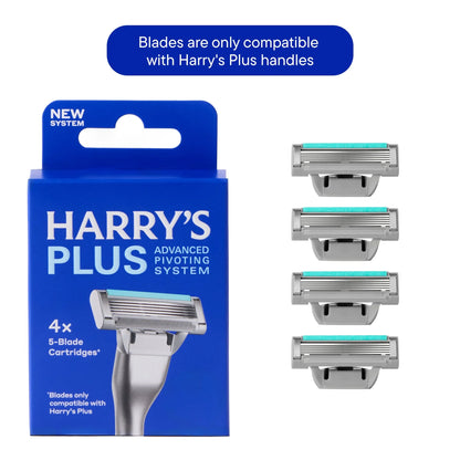 Plus Razor 5 Blade Cartridges 4s by HARRY'S