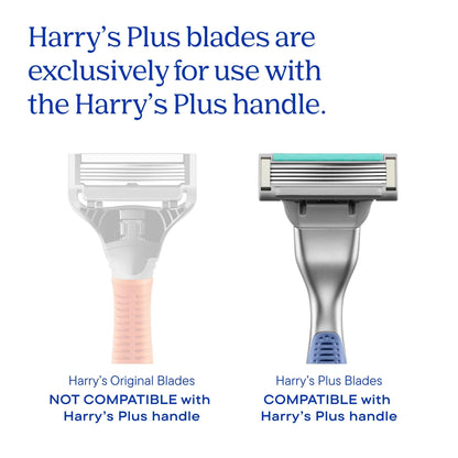 Plus Razor And 5 Blade Tide Set by HARRY'S