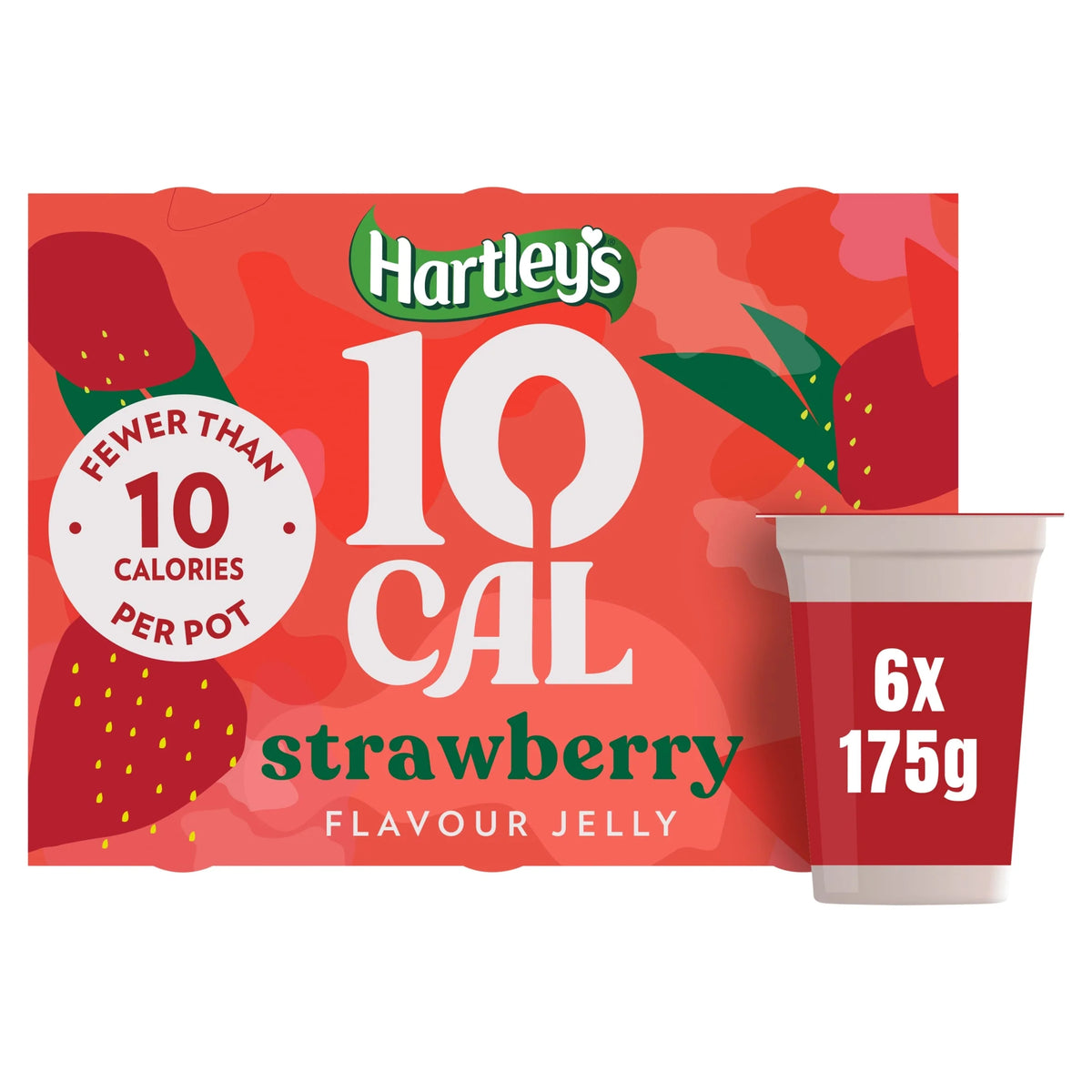 10 Cal Flavour Jelly - Strawberry 6 by Hartley's