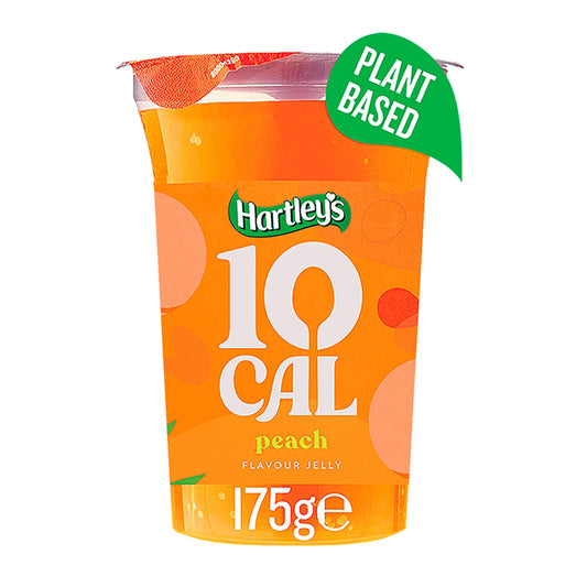 10 Cal Peach Flavour Jelly With by Hartley's