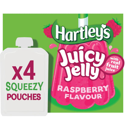 Raspberry Jelly Pouch Multipack by Hartley's