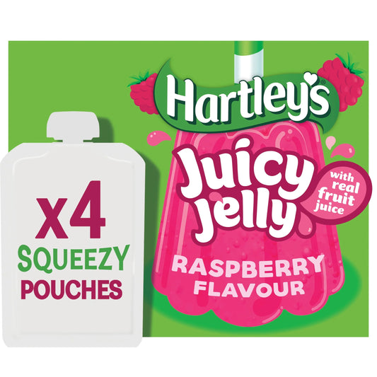 Raspberry Jelly Pouch Multipack by Hartley's