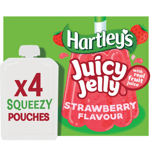 Strawberry Jelly Pouch Multipack by Hartley's