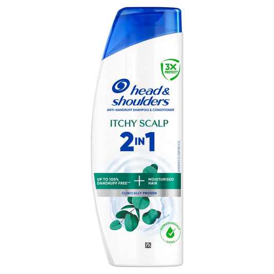 2 In 1 Itchy Scalp Shampoo & by HEAD & SHOULDERS