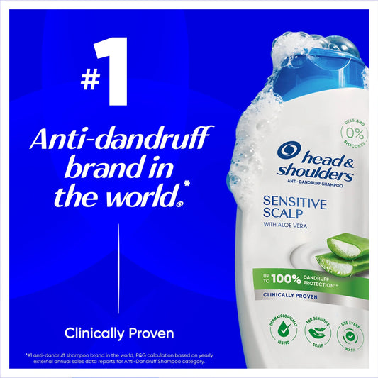 Sensitive Scalp Anti Dandruff Shampoo 400ml by HEAD & SHOULDERS