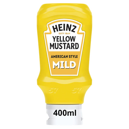 American Style Mild Yellow Mustard 400ml by HEINZ