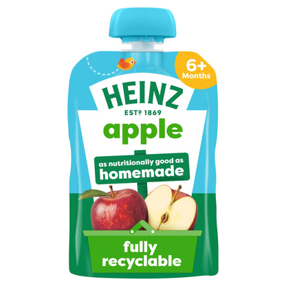 Apple Baby Food Fruit Puree Pouch 100g by HEINZ