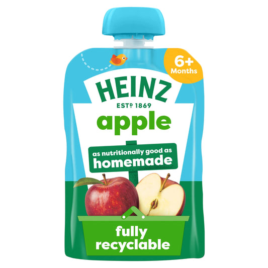 Apple Baby Food Fruit Puree Pouch 100g by HEINZ