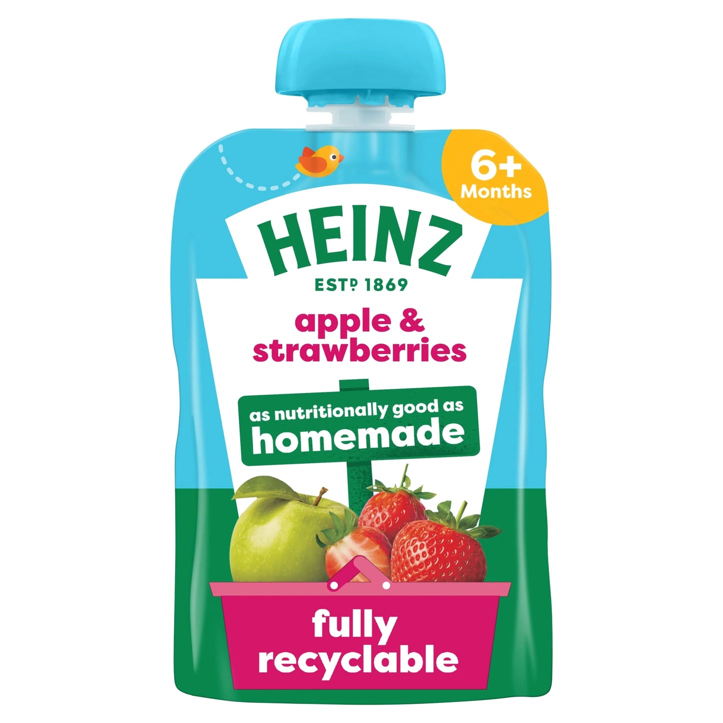 Apple & Strawberry Baby Food Fruit by HEINZ