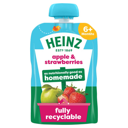 Apple & Strawberry Baby Food Fruit by HEINZ