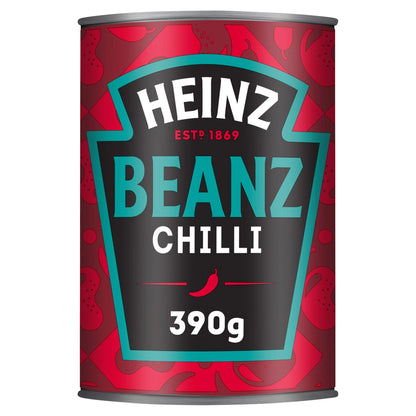 Baked Beans Fiery Chilli Beanz 390g by HEINZ