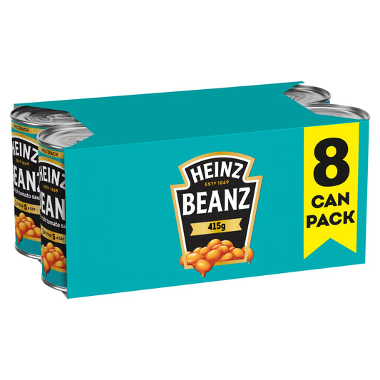 Baked Beans In Tomato Sauce 8 X 415g by HEINZ