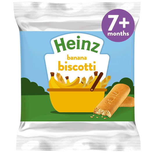 Banana Biscotti Baby Food Snacks 60g by HEINZ