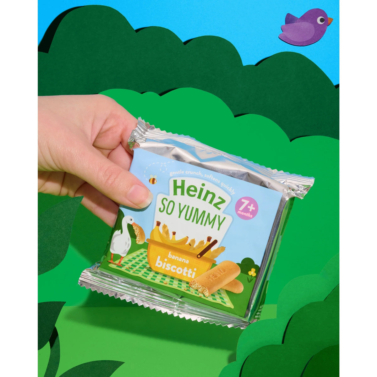 Banana Biscotti Baby Food Snacks 60g by HEINZ
