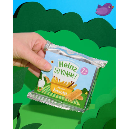 Banana Biscotti Baby Food Snacks 60g by HEINZ