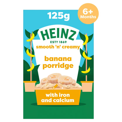 Banana Porridge Baby Food 6m+ 125g by HEINZ