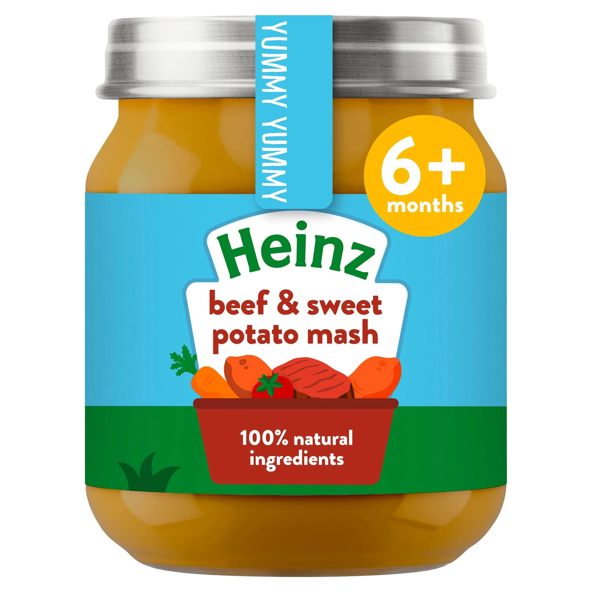 Beef & Sweet Potato Mash Baby Food Jar by HEINZ