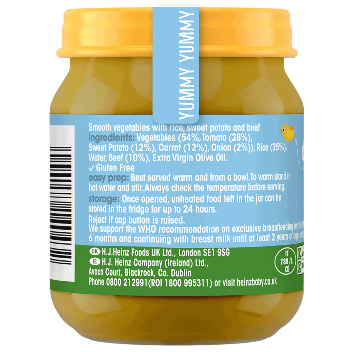 Beef & Sweet Potato Mash Baby Food Jar by HEINZ