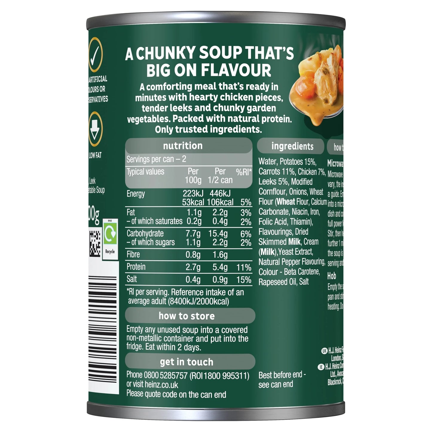 Big Soup - Chicken & Leek 400g by HEINZ
