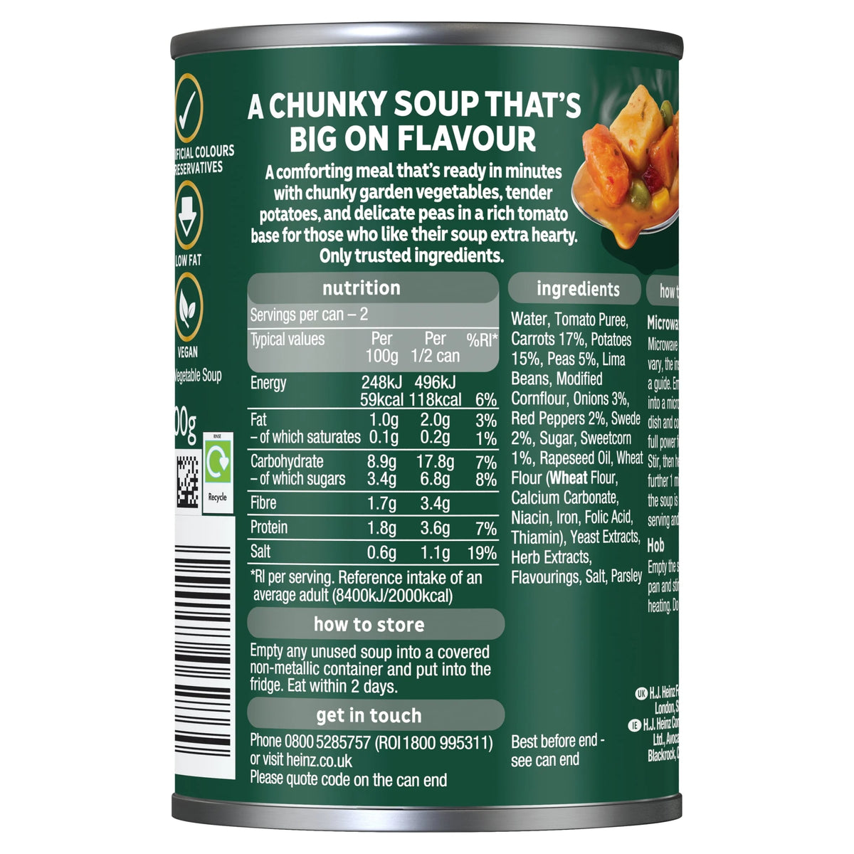 Big Soup Chunky Veg 400g by HEINZ
