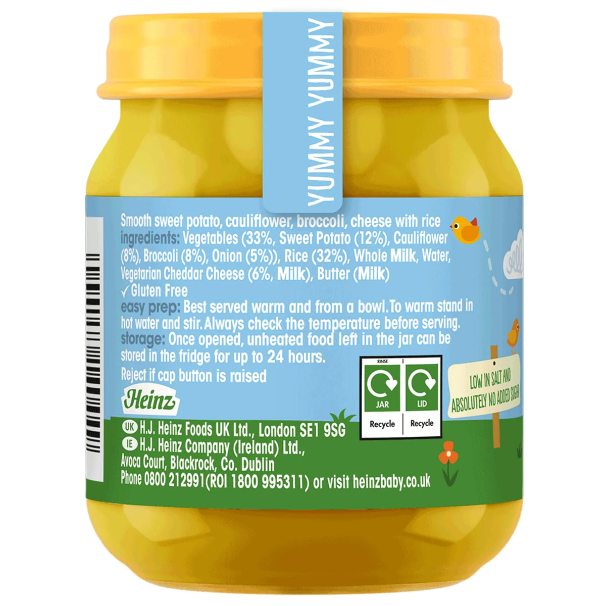 Cauliflower & Broccoli Cheese Baby Food by HEINZ