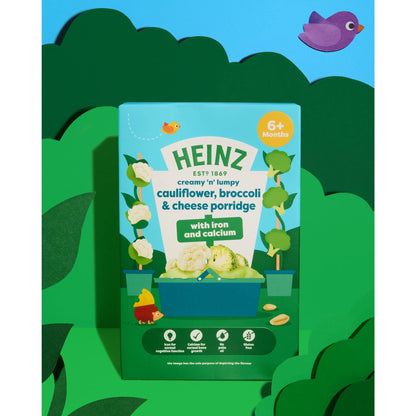 Cauliflower Broccoli & Cheese Porridge by HEINZ