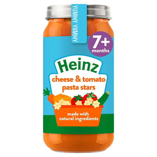 Cheese And Tomato Pasta Stars Baby Food by HEINZ