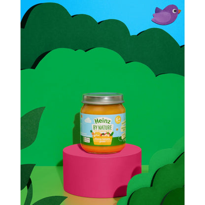 Cheese And Tomato Pasta Stars Baby Food by HEINZ